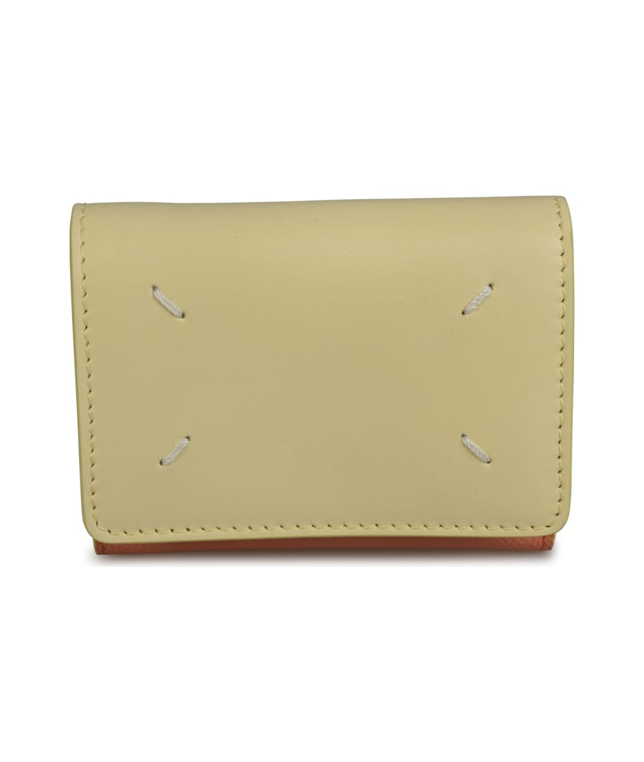【MAISON MARGIELA】Flap Wallet Maison Margiela Black Flip Flap Small Wallet Maison Margiela
