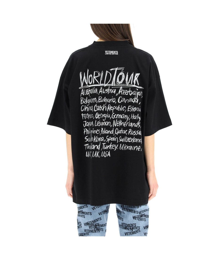 VETEMENTS World Tour T-shirt | italist