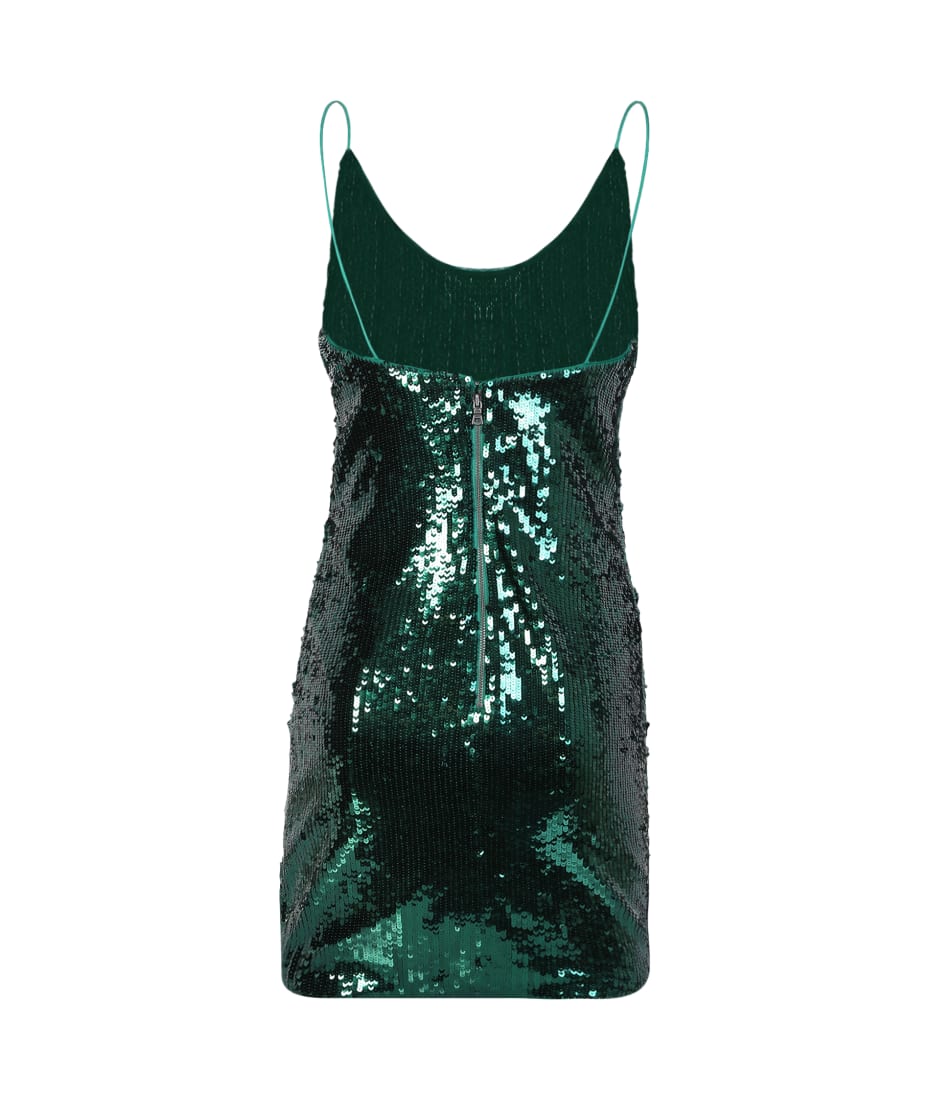 Alice + Olivia Emerald Green Nella Dress | italist