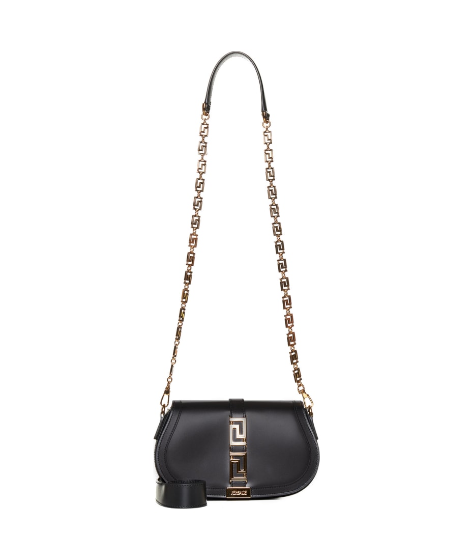 ハンドバッグ Versace Greca Goddess Leather Crossbody Bag Versace: Versace Introduces A New Line Of Bags & Accessories