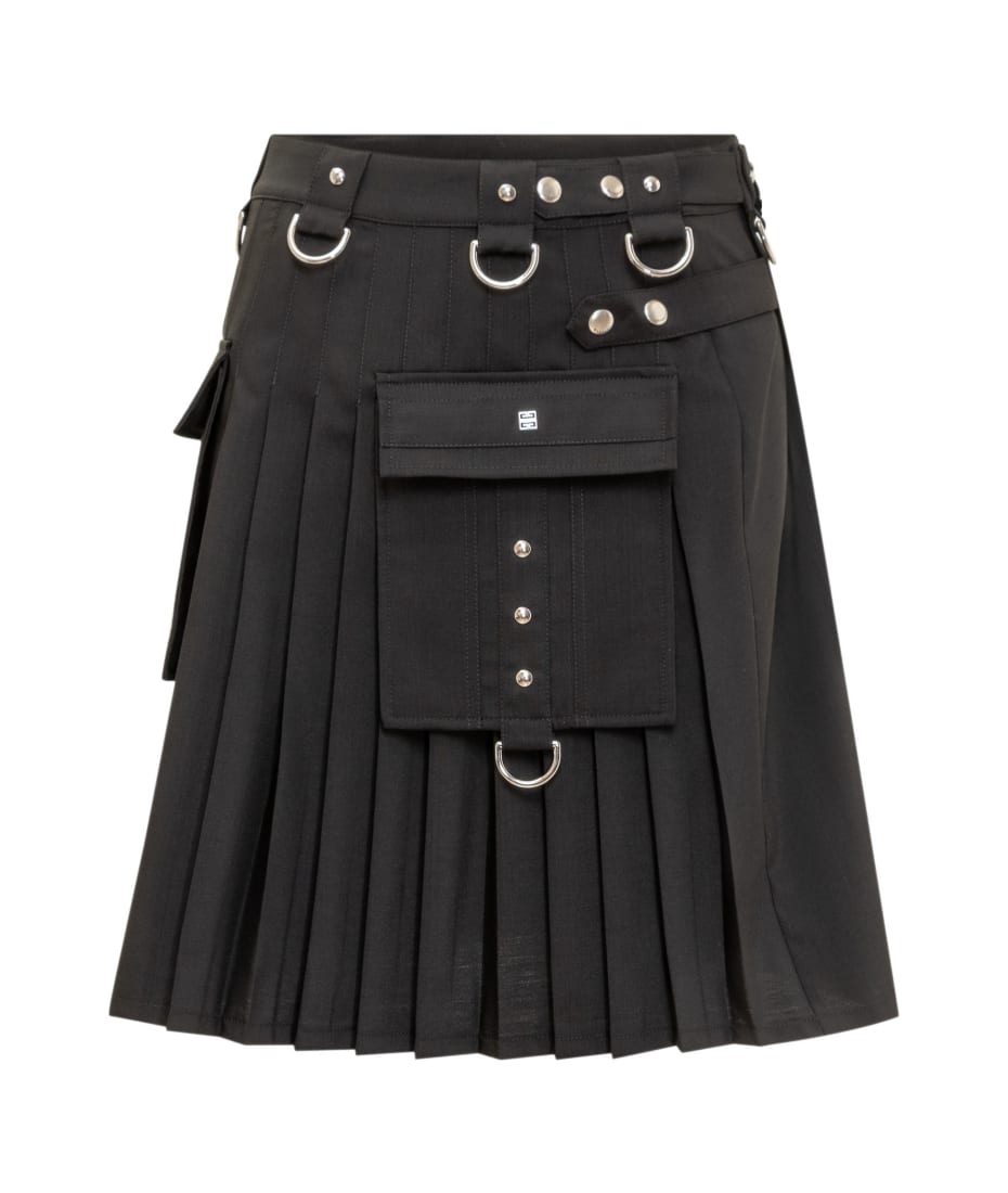 【GIVENCHY】full skirt GIVENCHY Belted leather maxi skirt | NET-A-PORTER