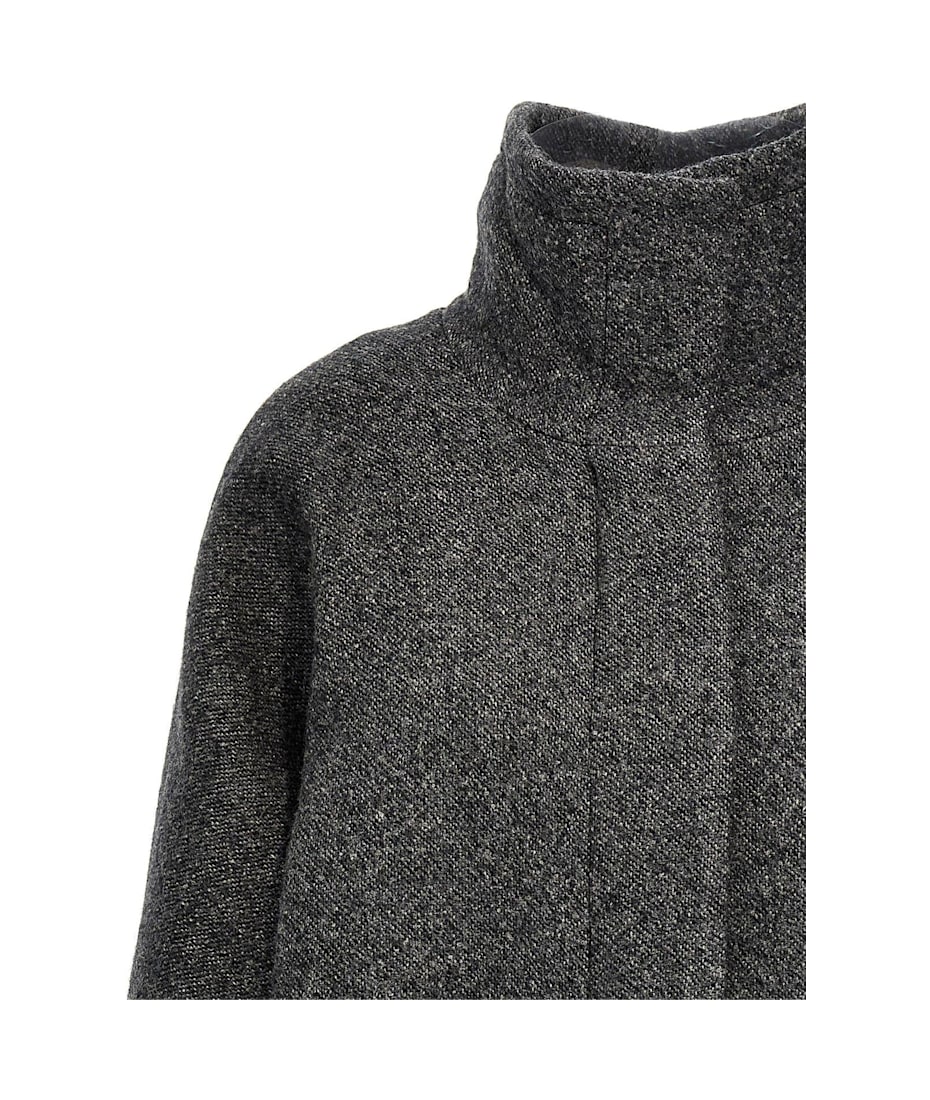 High-neck Drawstring Hem Jacket Pinko | italist
