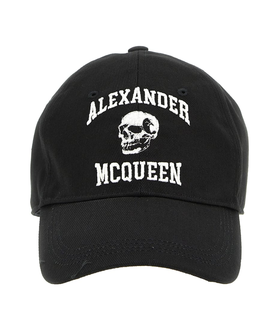 ハット MCQUEEN Logo baseball cap Men's McQueen Logo Baseball Cap in Brown | McQueen GB