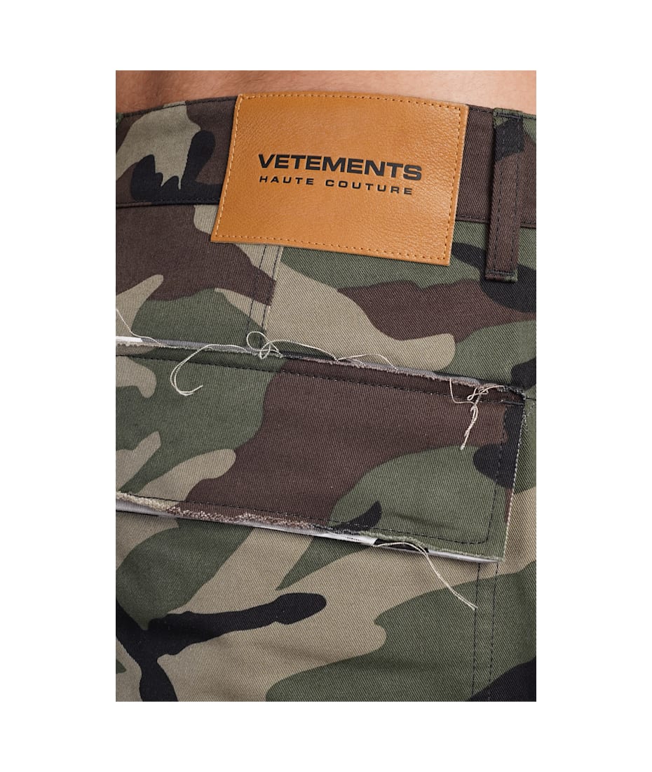 VETEMENTS Pants In Camouflage Cotton | italist