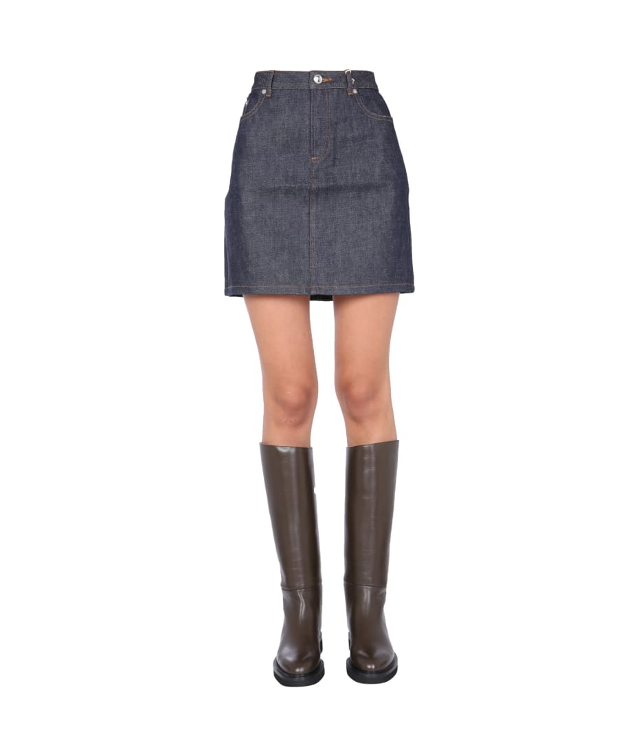 A.P.C. Jupe Standard Denim Skirt | italist