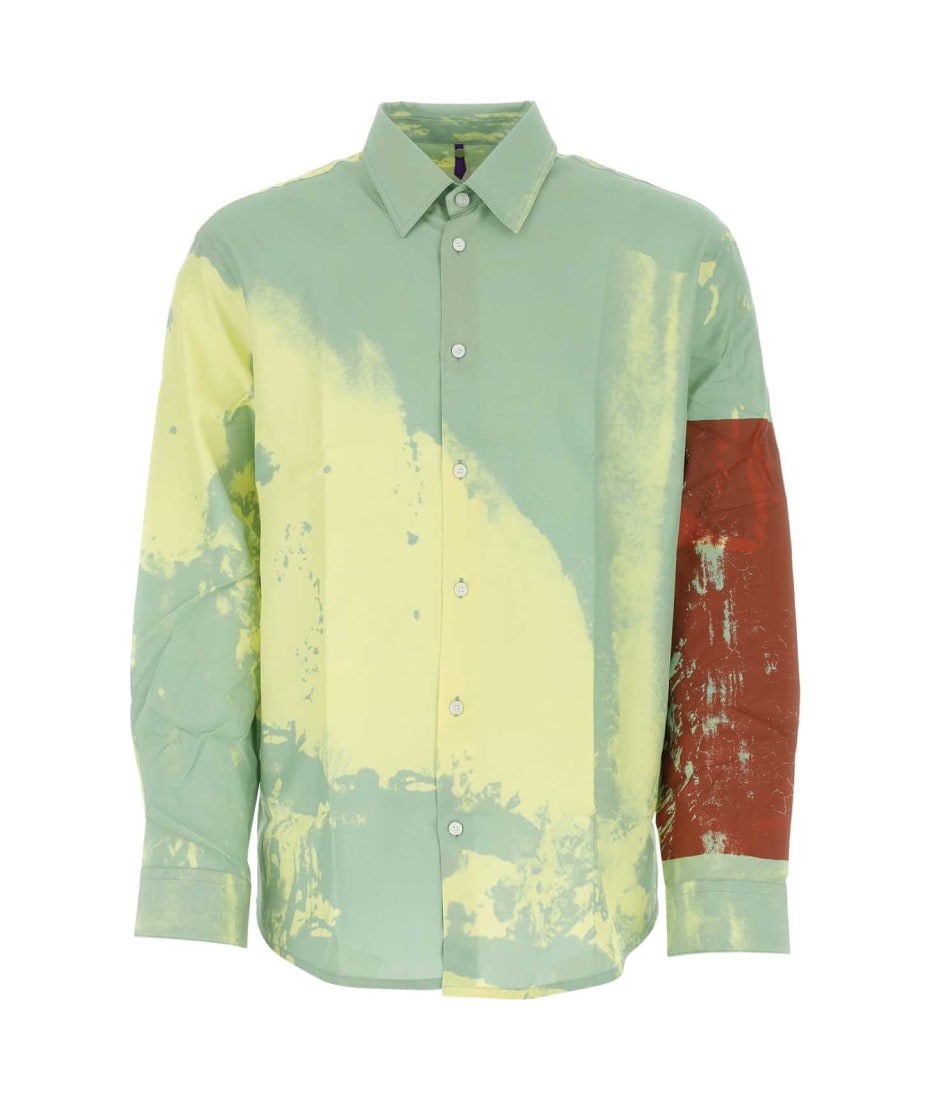 Tシャツ・カットソー OAMC Printed viscose oversize shirt OAMC Printed Viscose Oversize Shirt | italist