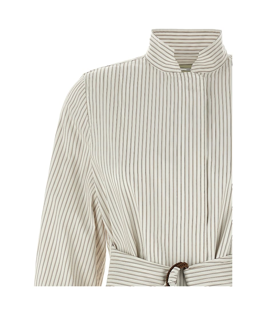 アウターその他 FENDI Striped blouson White Fendi Striped Blouson | italist