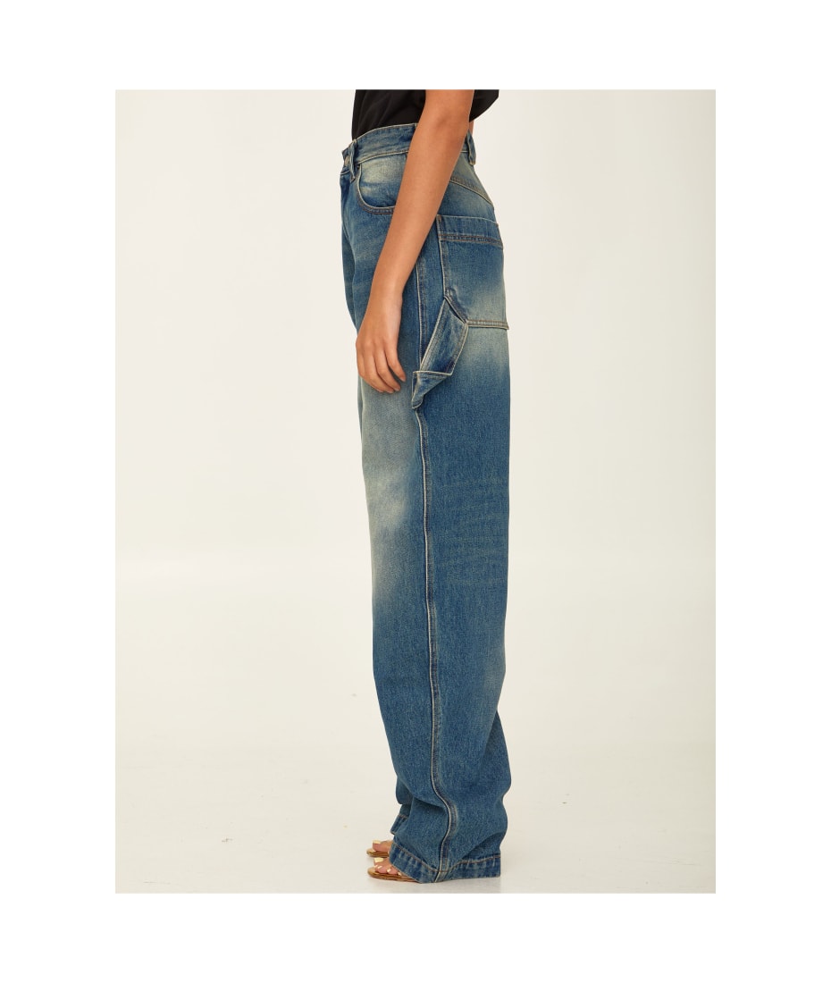 【DARKPARK/ダークパーク】 AUDREY DENIM DARKPARK | Audrey Barrel Leg Light Wash Carpenter Jeans