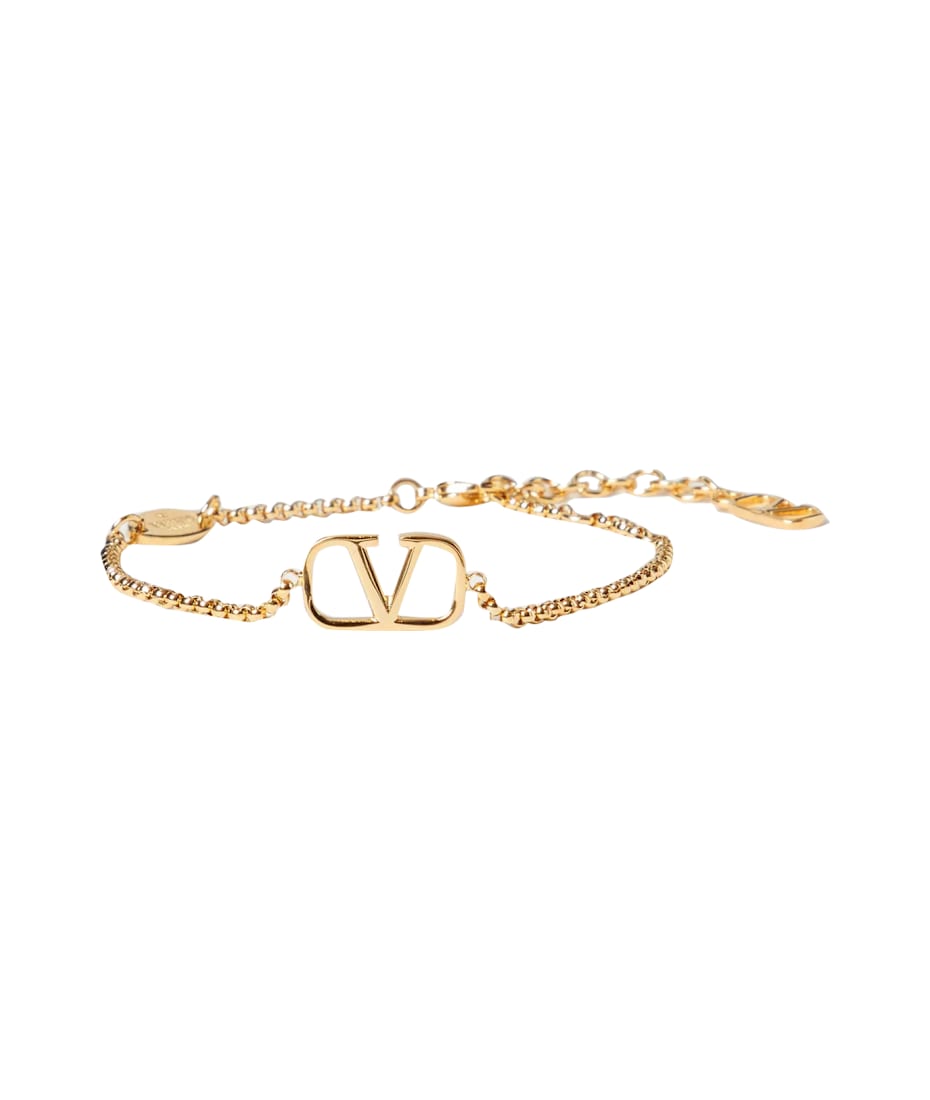 ブレスレット Valentino Garavani VLOGO SIGNATURE BRACELET Valentino Garavani Vlogo Signature Bracelet In Cotton And