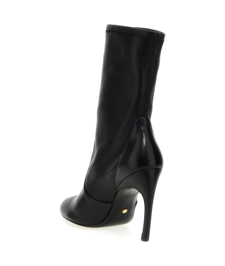 ショートブーツ・ブーティ Stuart Weitzman Lux curl ankle boots Stuart Weitzman Black Lux Curl Ankle Boots for Women Online