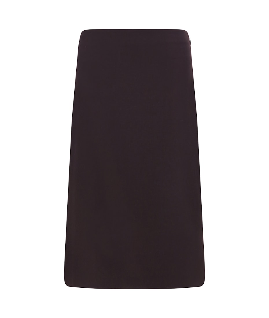 【送料&関税込】Fendi Grain De Poudre Skirt Skirt Fabric Black | Fendi