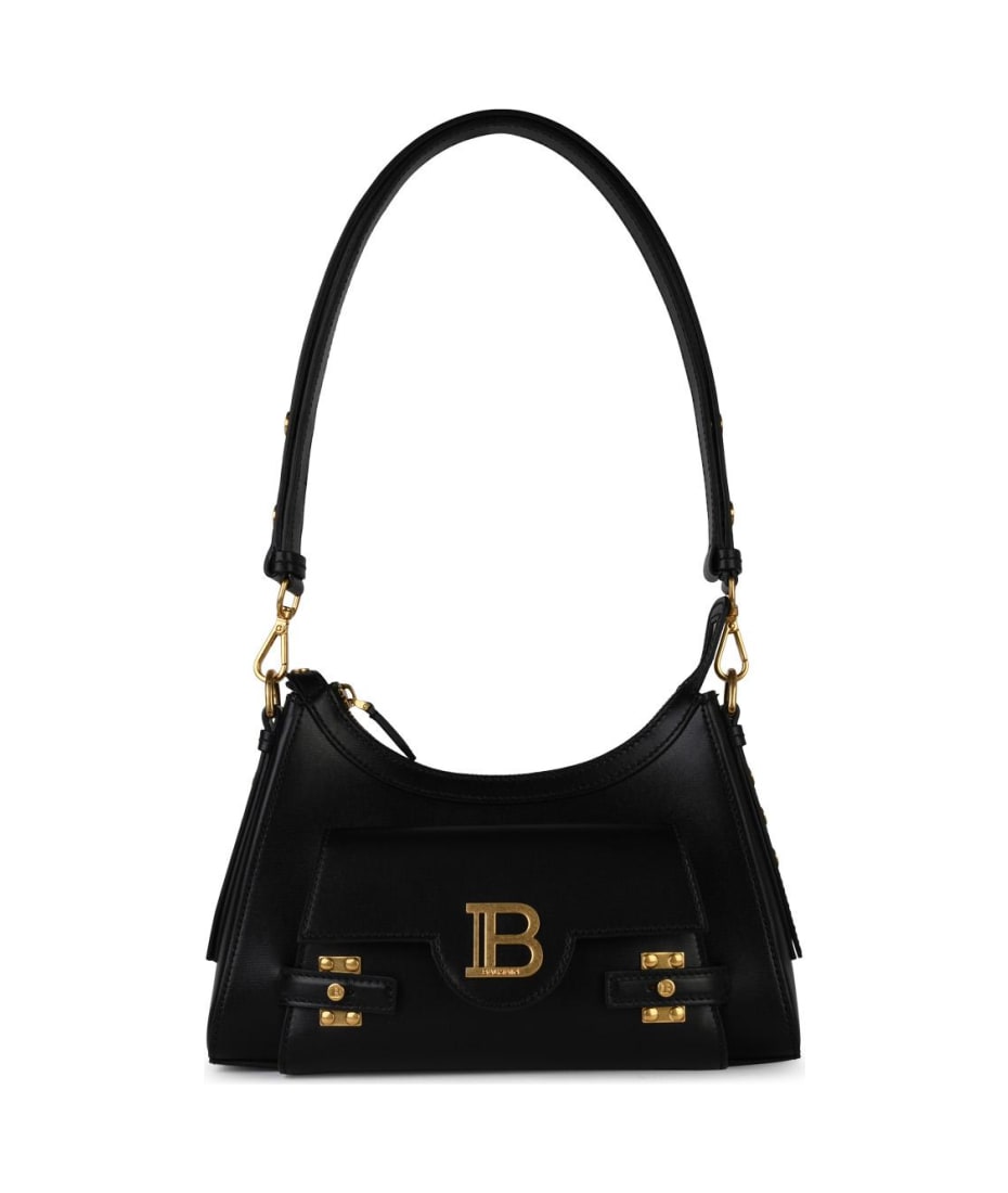 【関税＆送料込み】Balmain B-Buzz Hobo Bags Balmain BBuzz Hobo Bag in Canvas and Leather | Neiman Marcus