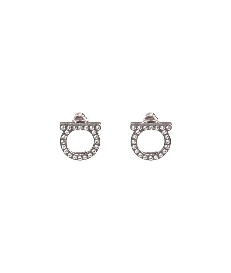 Ferragamo Gancini Crystals Large Earrings | italist, ALWAYS