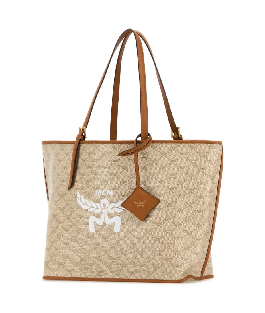 【関税&送料込】Mcm Printed Canvas Himmel Shopping Bag MCM Printed Canvas Himmel Shopping Bag | italist
