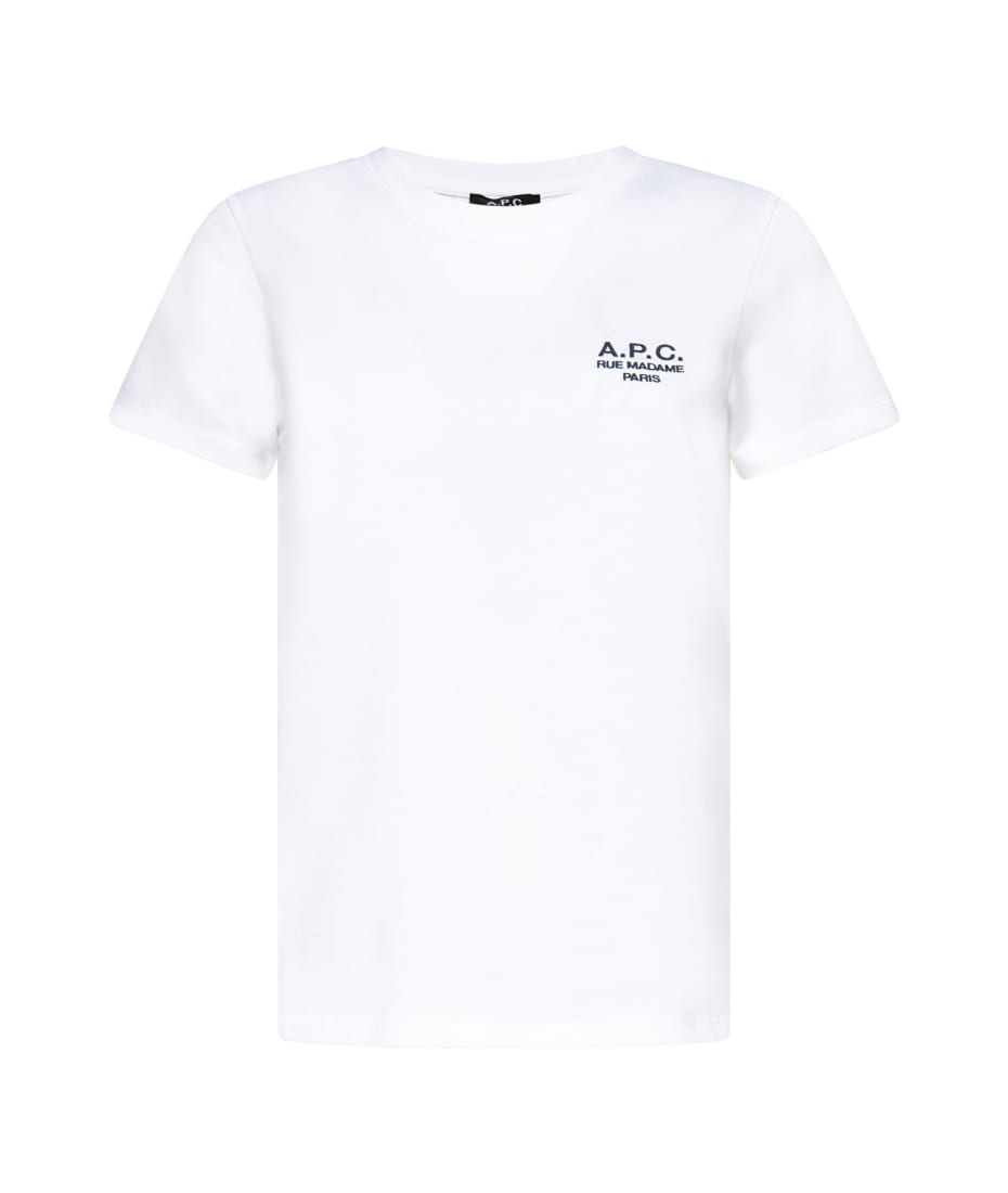 A.P.C. Denise White Cotton T-shirt | italist