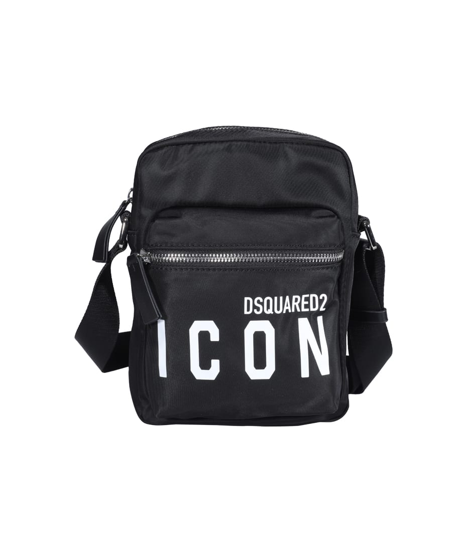 DSQUARED2 ICON ショルダーバッグ Dsquared2 - ICON BUM BAG ロゴ ミニショルダーバッグ S82CB0003