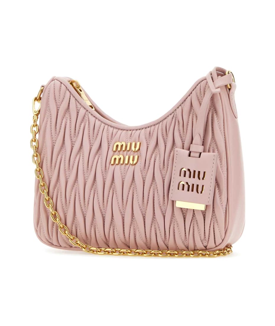 Pink Leather Handbag