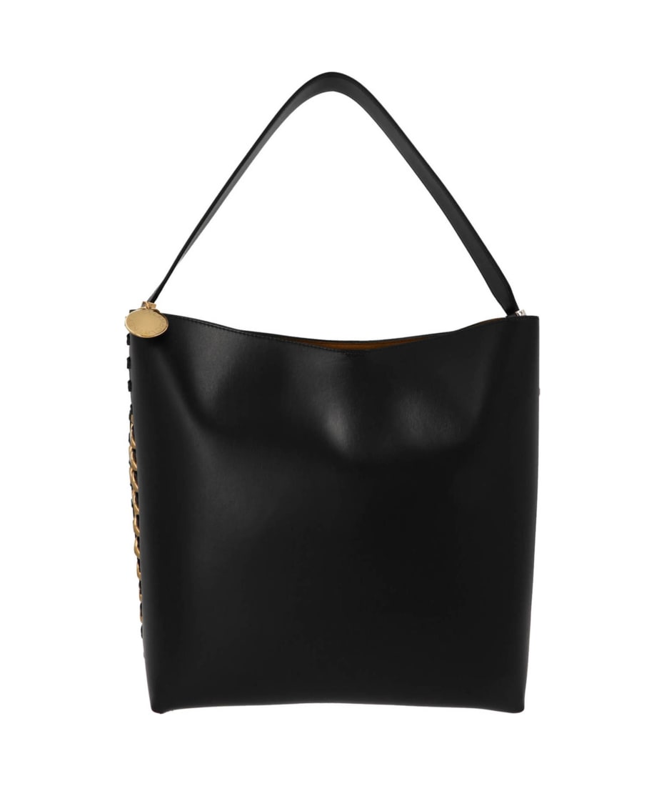 【Stella McCartney】Frayme トートバッグ Women Pitch black Frayme Bucket Tote Bag | Stella McCartney US