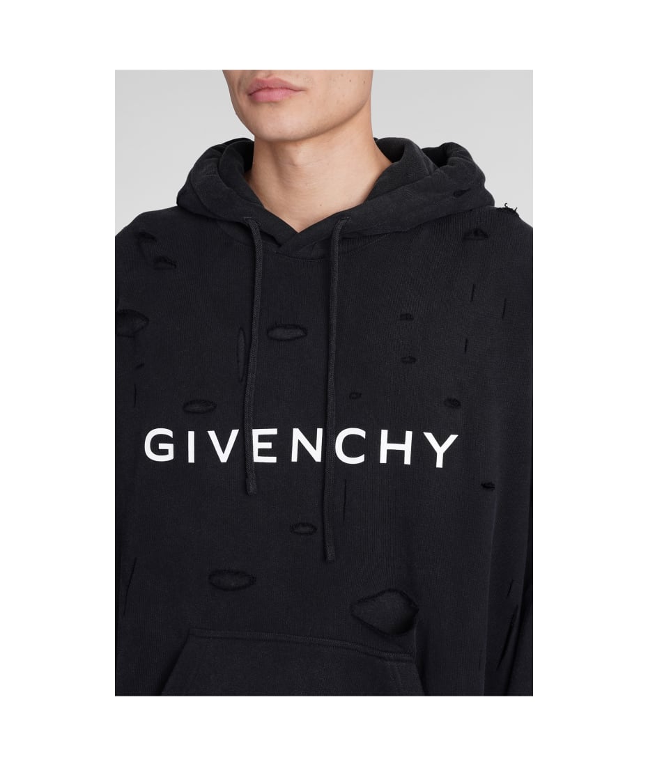 Givenchy hole hoodie hotsell