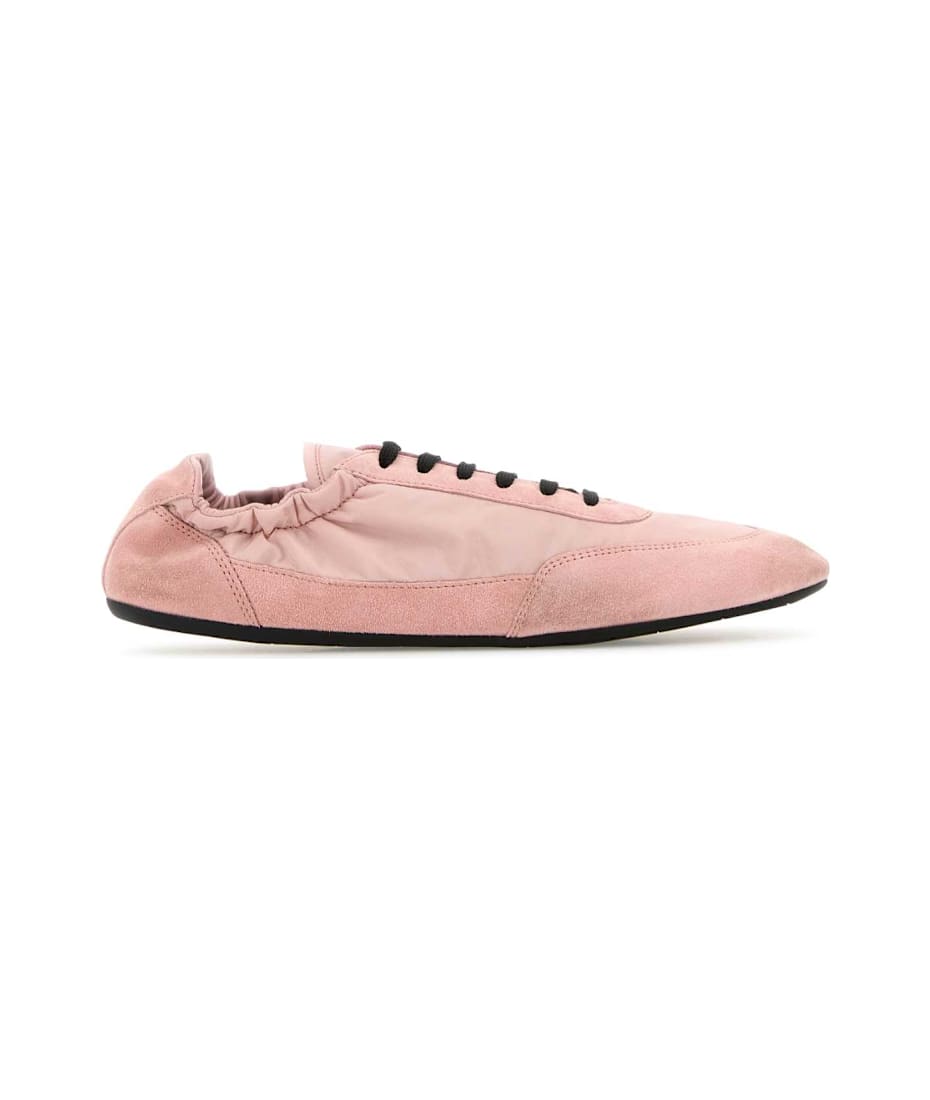 スニーカー Prada Pink Re-Nylon And Suede Collapse Sneakers Prada Women Pink Re-nylon And Suede Collapse Sneakers | ModeSens