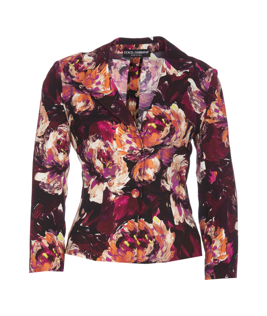 Dolce & Gabbana Peony Print Jacket | italist
