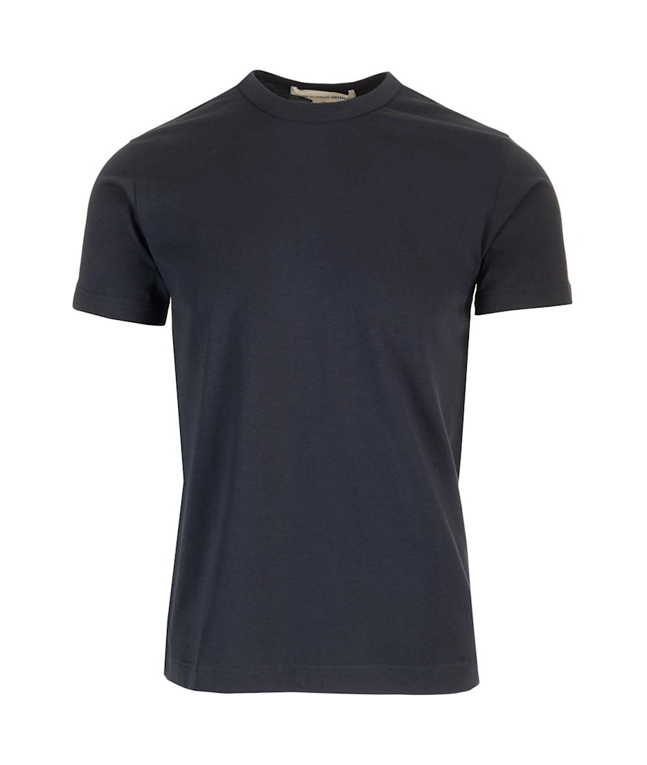 Tシャツ・カットソー COMME des GARCONS Navy blue wool shirt (FZB302PER 2NAVY) Comme des Garçons Play Navy T-Shirt – Little White Sneakers