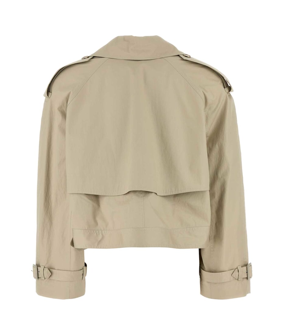 トレンチコート Stella McCartney Sand cotton trench coat Stella McCartney Sand Cotton Trench Coat for Women – LOZURI®