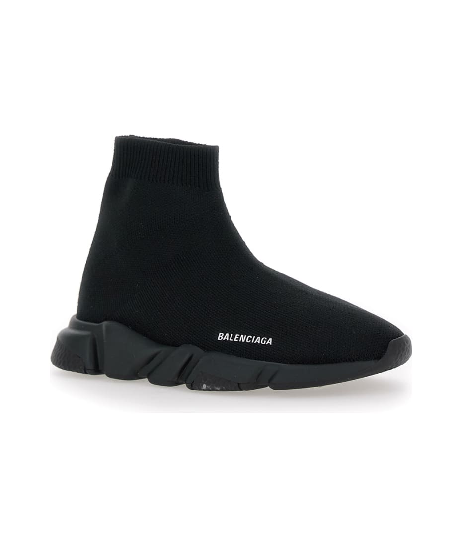 speed Black Sneakers With Logo Detail On The Side In Tech Fabric Black Boy