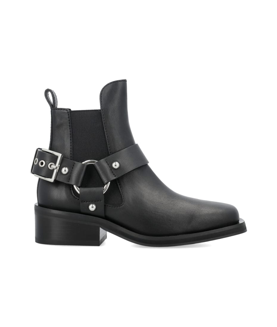 【関税&送料込み】Ganni Biker Boots Ganni Biker Low Chelsea Boots | italist