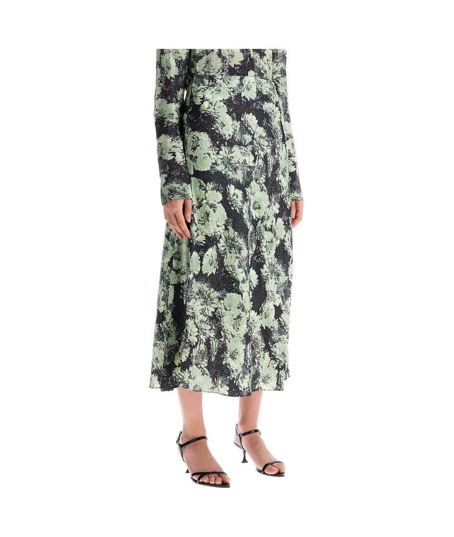 Tory Burch Satin Midi Skirt | italist