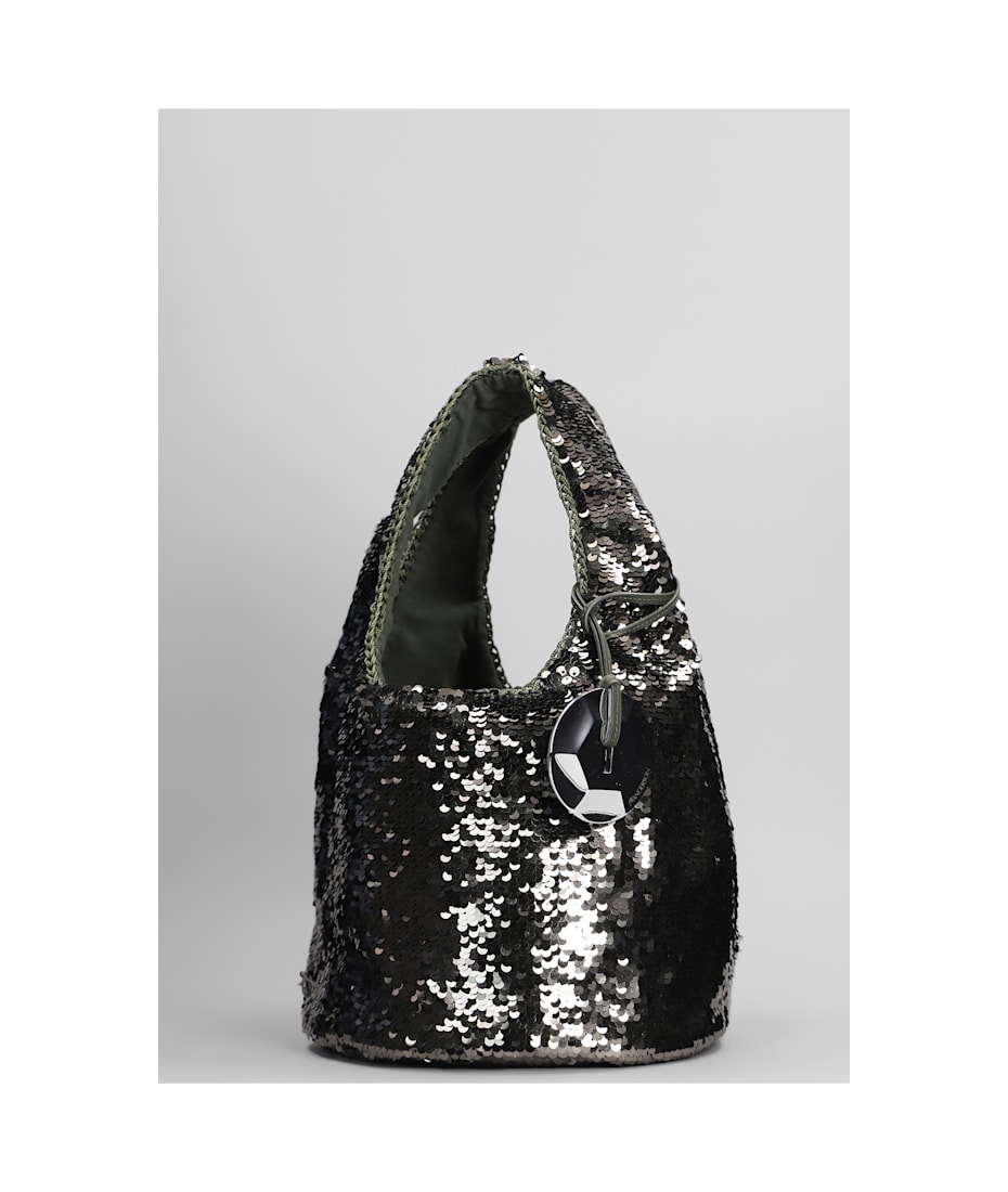 【送料&関税込】J.W. Anderson Sequin Shoulder Bag In Grey Po JW Anderson sequin-embellished Shoulder Bag | Grey | FARFETCH