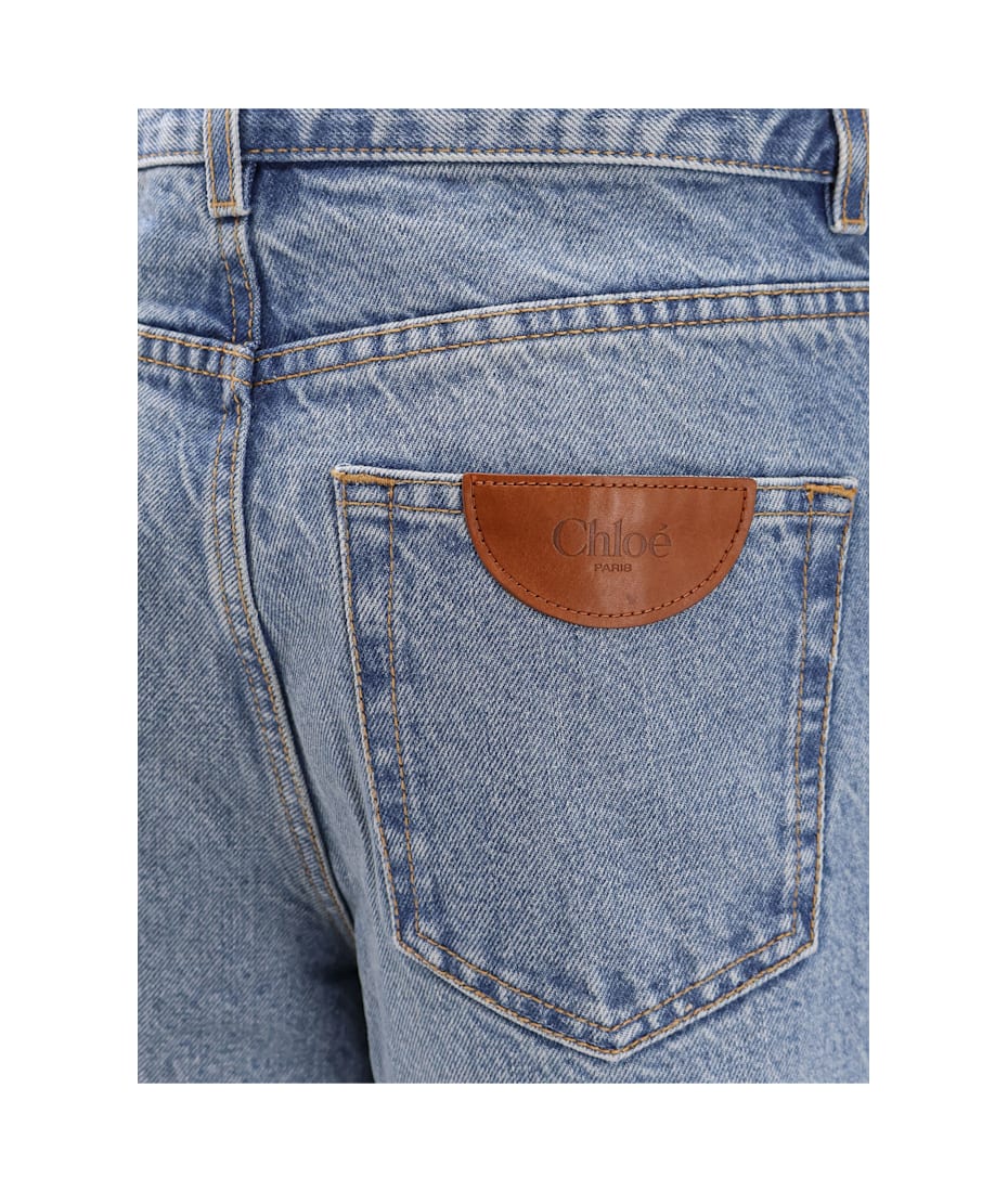 Chloé Frayed Bottom Jeans | italist