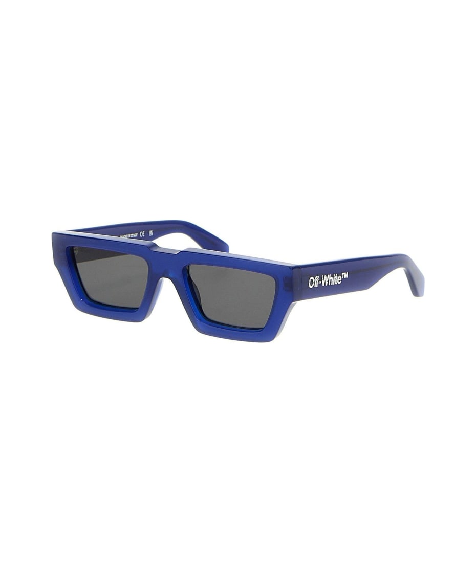 Off-White - Men - Manchester square-frame Acetate Sunglasses Blue