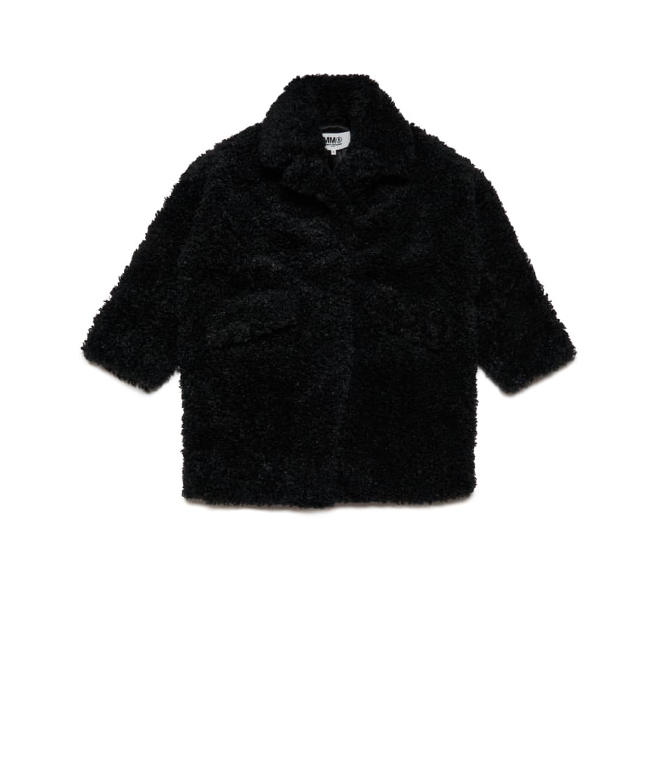 Mm6j61u Jacket Maison Margiela Faux Fur Teddy Jacket