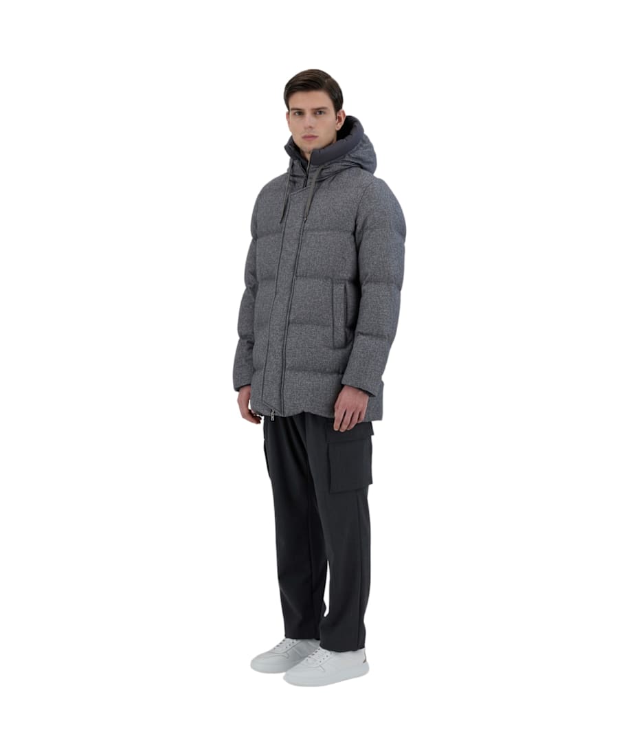 HERNO バイカージャケット メタリック ラフィア ラメ Herno Woven Half Coat | italist