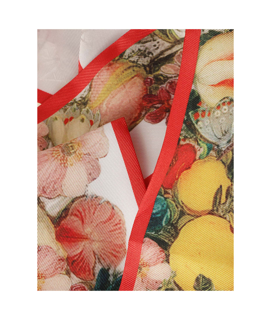 【送料&関税込】Alexander McQueen Rib Dutch Floral Scarf Alexander McQueen Rib Dutch Floral Scarf | italist