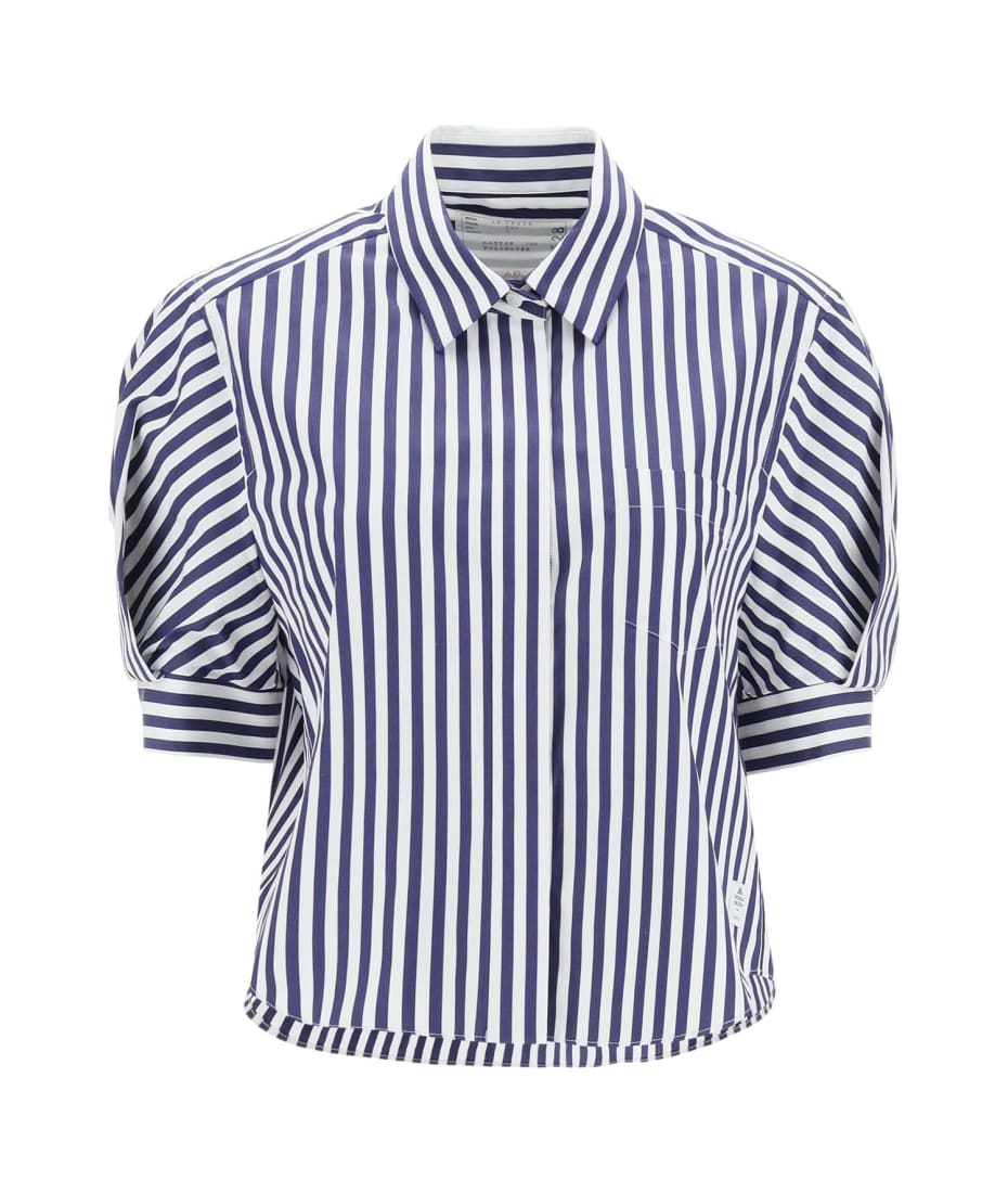 Sacai Thomas Mason Cropped Shirt | italist