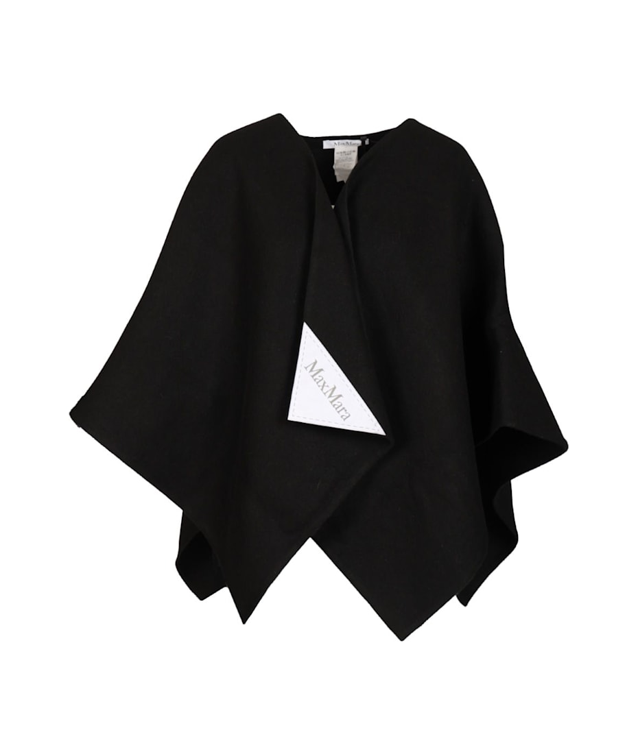 【関税&送料込み】Max Mara Serra - Alpaca And Wool Poncho Max Mara Asymmetrical Poncho | italist