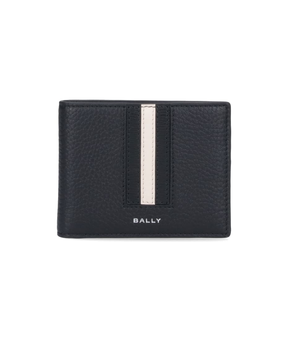 Bally Men's Brasai Leather Wallet in Black, Size: One Size