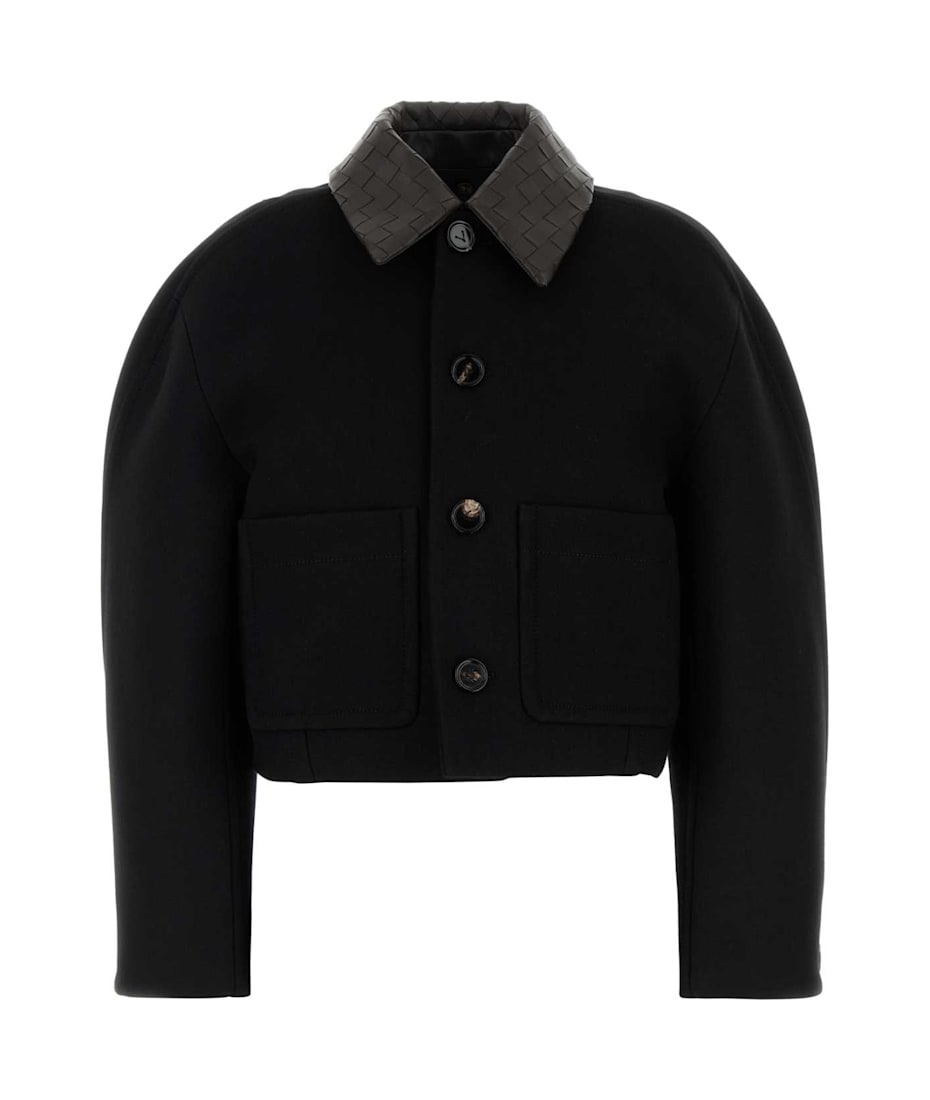 Bottega Veneta Black Cotton Blend Jacket | italist
