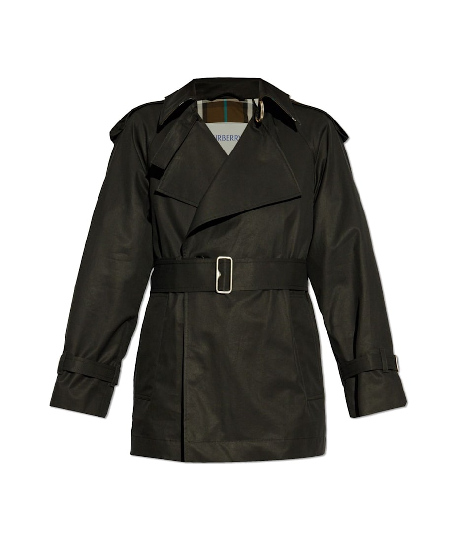 BURBERRY|JACKETS (Gabardine Trench Jacket (8095507)) Burberry Gabardine Belted Trench Jacket | italist