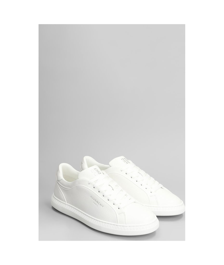 Givenchy G Set Low Sneakers In White Leather | italist