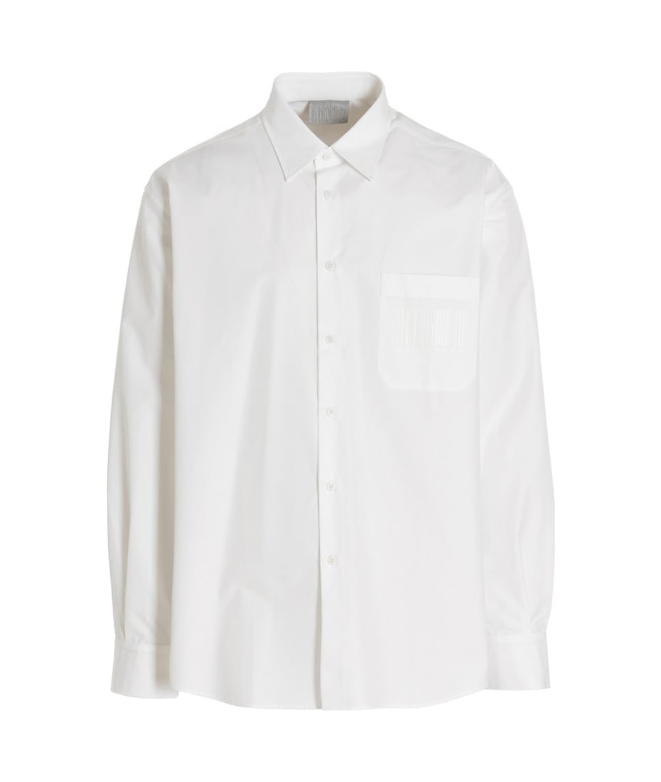 【関税込み】VTMNTS 'Barcode' shirt VTMNTS 'barcode' Shirt | italist