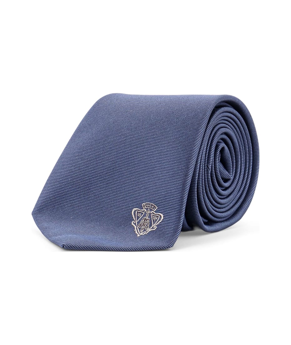 GUCCI Silk tie with Lord detail ネクタイ Gucci Silk Tie With Lord Detail | italist