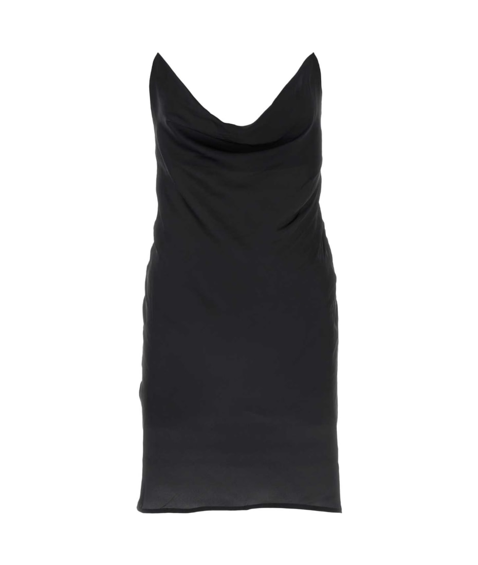 black patterned mini dress Oblivion Black Polka Dot Mini Dress - US 2 main image 0