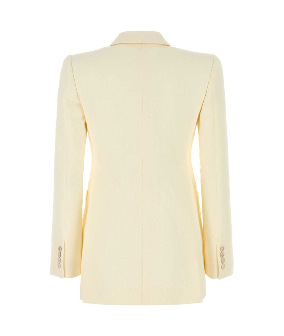 ジャケット CHLOE WHITE COTTON BLEND BLAZER Chloé White Cotton Blend Blazer | italist