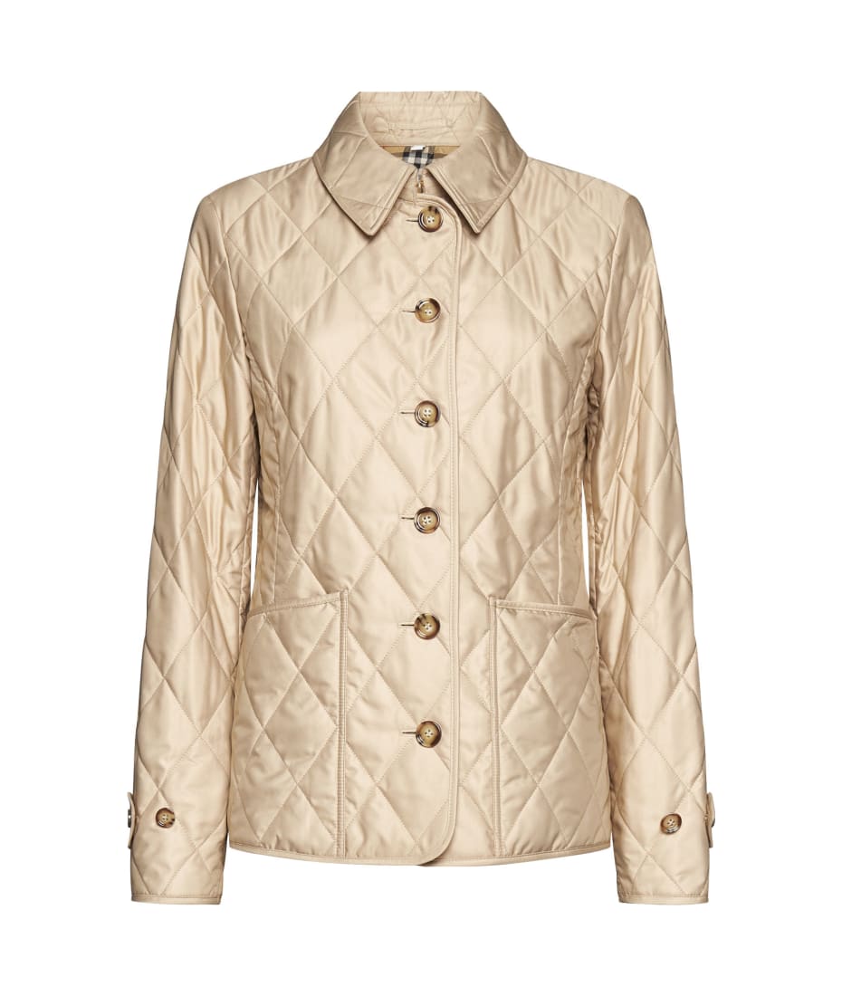 Burberry diamond quilted jacket womens best sale