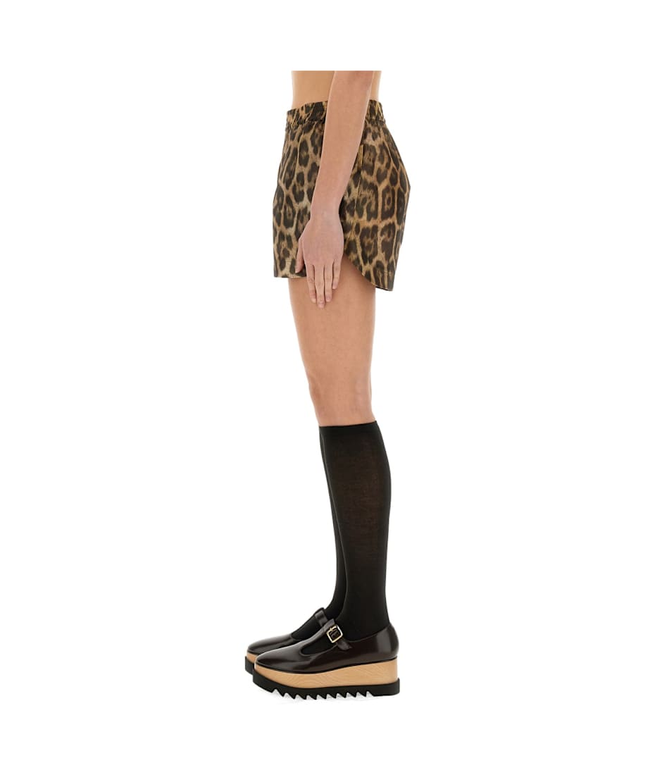 Stella McCartney Shorts With Animal Pattern | italist