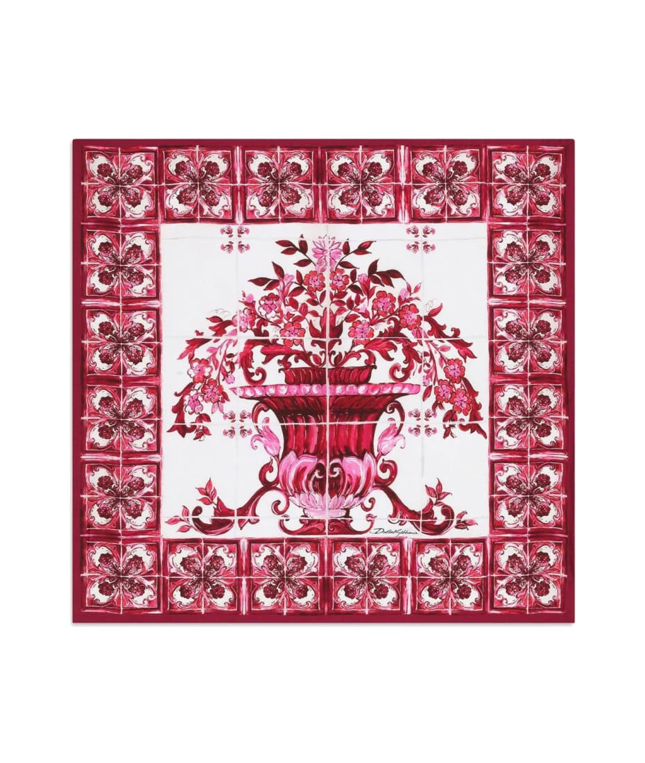 Dolce & Gabbana Maiolica Print Scarf | italist
