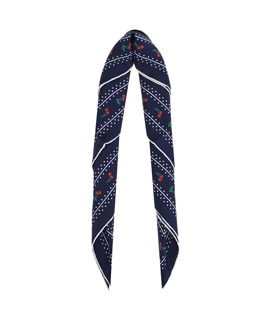スカーフ Valentino Garavani Printed Silk Cherryfic Foulard Valentino Garavani Silk Cherryfic Foulard | italist, ALWAYS